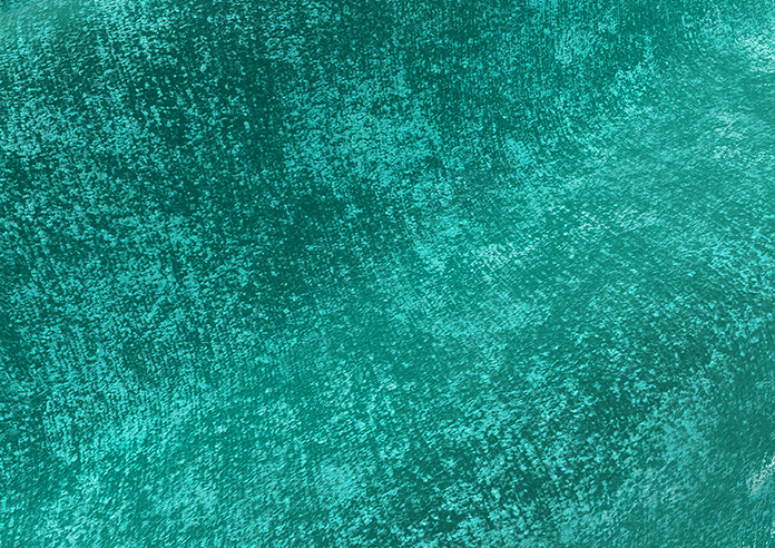 Caen Chenille, Aqua - Roman Blind - Image 4